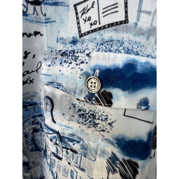 Karl Lagerfeld Paris size M “From Paris with Love” button up. - Picture 10 of 10